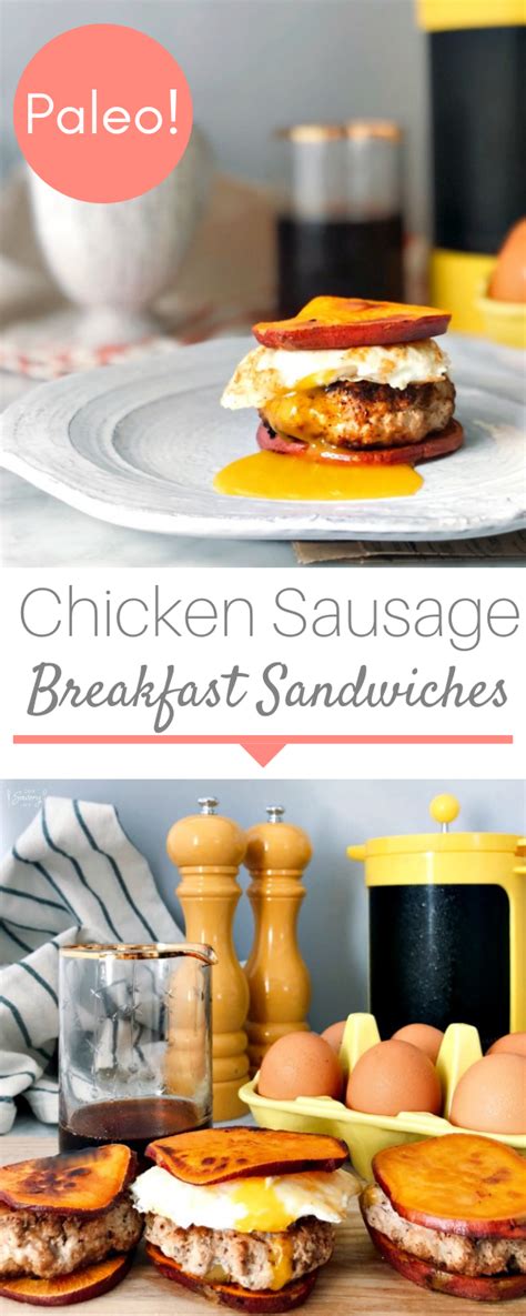 Chicken Sausage Breakfast Sandwiches Make Ahead Paleo Breakfast