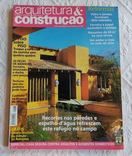 Kit C Revistas Arquitetura Constru O Reformar Decorar Mercadolivre