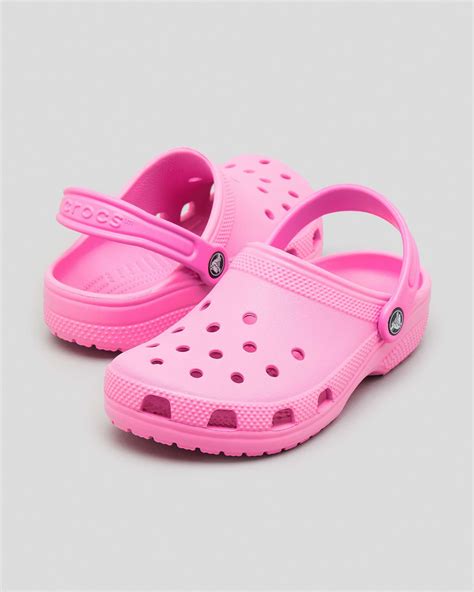 Crocs Kids' Classic Clog Sandals In Taffy Pink | City Beach Australia