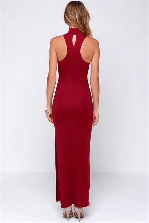 Wine Red Dress Maxi Dress Bodycon Dress 48 00