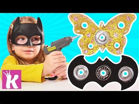 Как сделать СПИННЕР Бэтмен и Бабочку Своими руками How To Make a Batman ...