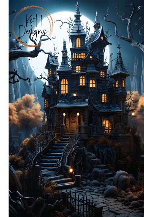 Spooky Haunted House Backdrops Canada