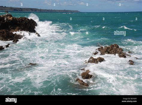 The Brittany coast Stock Photo - Alamy