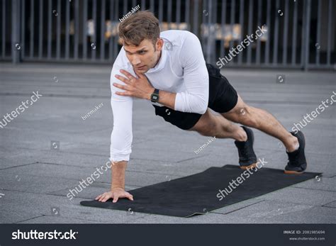 Shoulder Tap Push Ups Over 8 Royalty Free Licensable Stock Photos