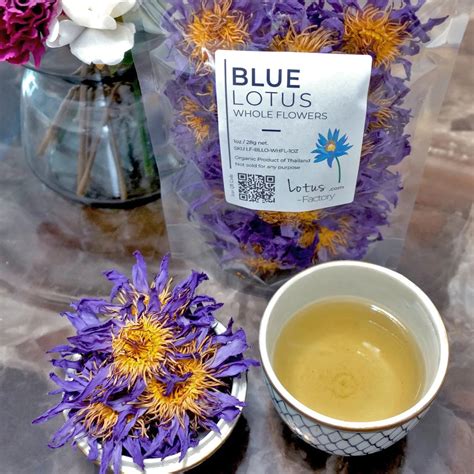 Blue Dreams Tea Blue Lotus Flower Sale Dried Blue Lotus Flower