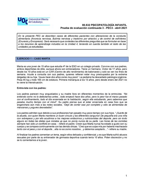 PEC3 Enunciado 17 05 2021 Prueba de evaluación continuada 3 PEC3