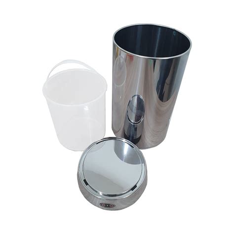 Lixeira Autom Tica Inox Litros Premium Sensor Banheiro Cozinha