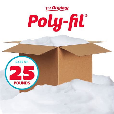 The Original Poly Fil Premium Polyester Fiber Fill By Fairfield