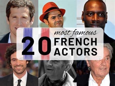 Famous French Actors: Top 20 Icons on the Big Screen