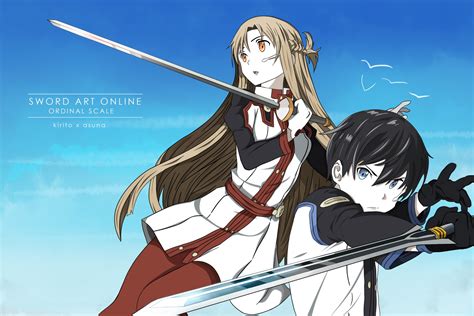 Kirito And Asuna Sword Art Online Ordinal Scale Fondo De Pantalla Hd