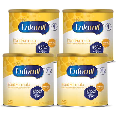 Enfamil Infant Formula, Milk-based Baby Formula with Iron, Omega-3 DHA ...