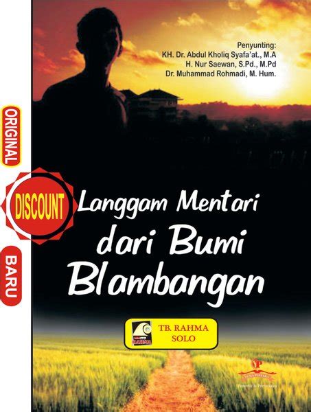 Jual Puisi Langgam Mentari Dari Bumi Blambangan Abdul Kholiq