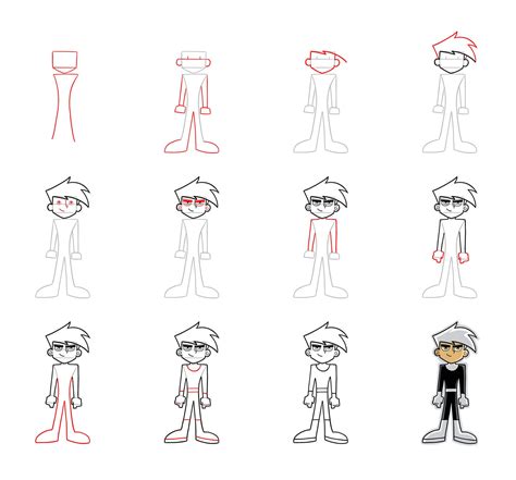 6 Easy Danny Phantom Drawing Ideas Drawing Photos