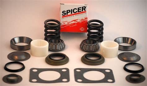 Ford Dana 60 King Pin Bearing Seal Rebuild Kit Bushing Spring Dana
