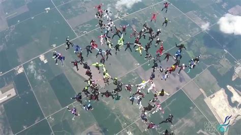 WATCH: Iowans help break skydiving world record