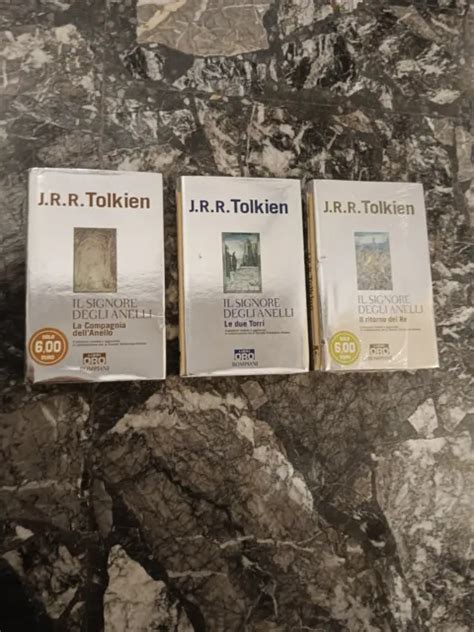 Il Signore Degli Anelli Tolkien Bompiani Edizione Oro Trilogia Completa