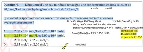 Ntroduire 103 Imagen Formule Calcul Concentration Molaire Fr