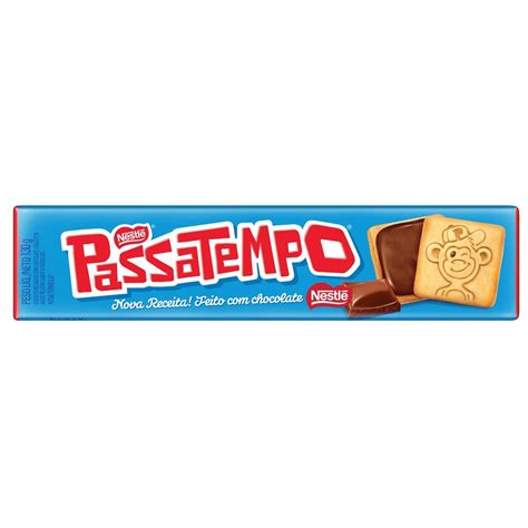 Biscoito Passatempo Recheado Chocolate G P O De A Car