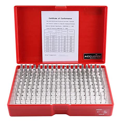 Accusize Industrial Tools To Minus Class Zz Pin Gauge