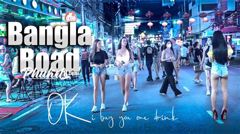 Bangla Road March Patong Beach Phuket K Full Tour Youtube