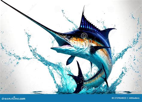 Swordfish Jumping Vector Illustration CartoonDealer 3874196