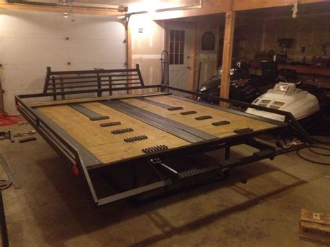 My new sled deck that I just finished building. | Deck design, Custom truck beds, Design