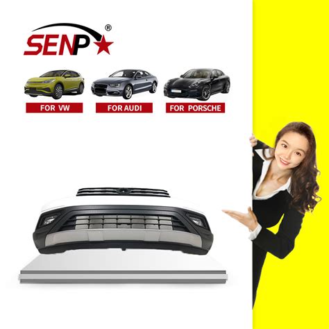 Senp 3cn 807 221 Car Bumper Auto Body Parts Kit For 2018 2020 Vw Volkswagen Atlas Front Bumper