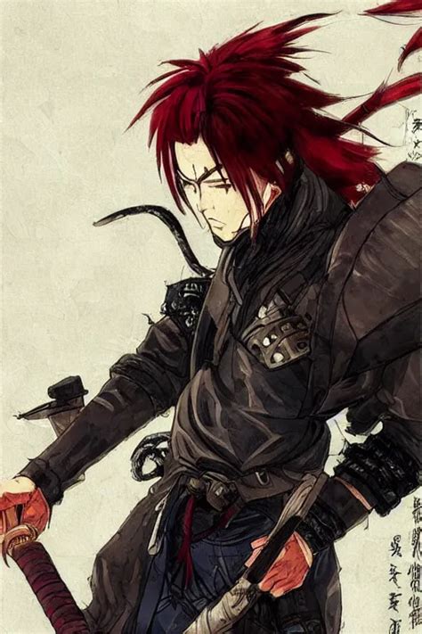 Top More Than Red Hair Samurai Anime In Cdgdbentre