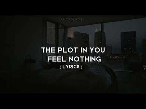 The Plot In You Feel Nothing LYRİCS Sözleri YouTube