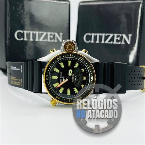 Comprar Relógio Citizen Aqualand serie ouro 2023 p borracha R 120 00