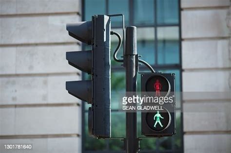 Pedestrian crossing lights with walk and stop symbols | Traffic light ...