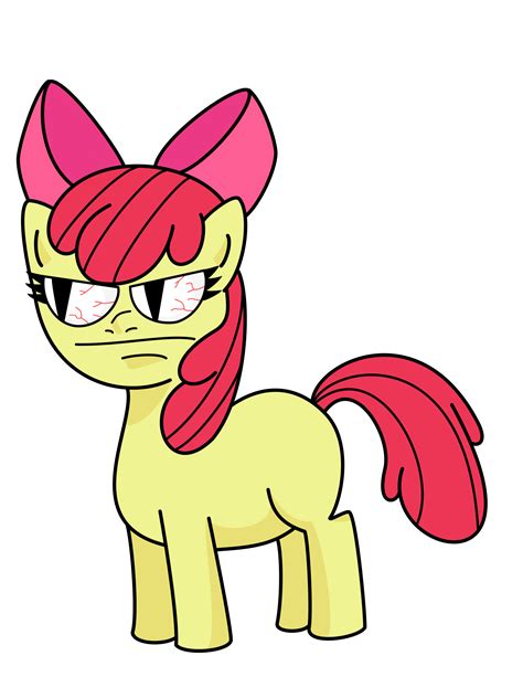 The Big Imageboard Tbib Angry Apple Bloom Mlp Cub Equine Female