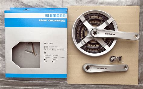 SHIMANO シマノ クランクセット FC TY501 シルバー セット 売買されたオークション情報yahooの商品情報をアーカイブ公開