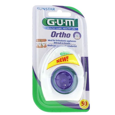 Gum Ortho Floss Seda Dental Con Enhebrador Usos Atida Seda