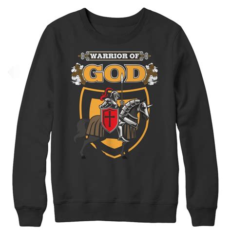 Warrior Of God Fleece Warrior Of God Long Arm T Shirt Warrior Of God Long Arm Fleece Christian