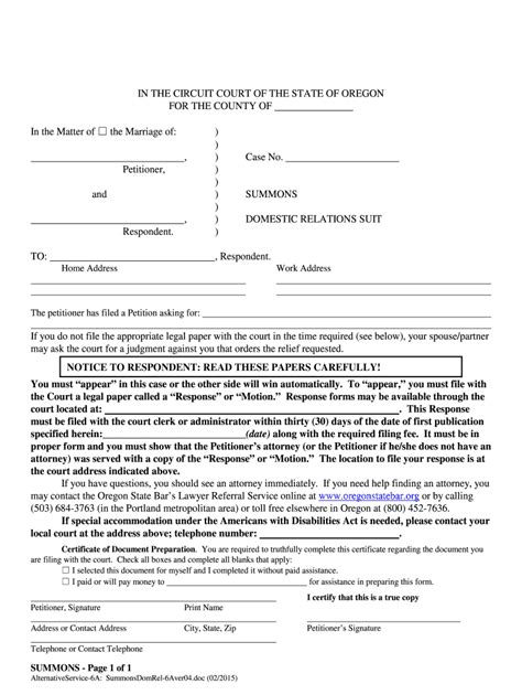 Complaint And Summons Form Fill Out Sign Online Dochub