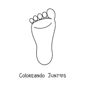 Dibujos De Pies Para Colorear Gratis Coloreando Juntos