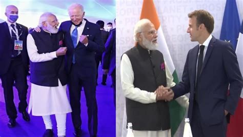 G20 Summit पीएम मोदी ने की जो बाइडेन और इमैनुएल मैक्रों से बातचीत