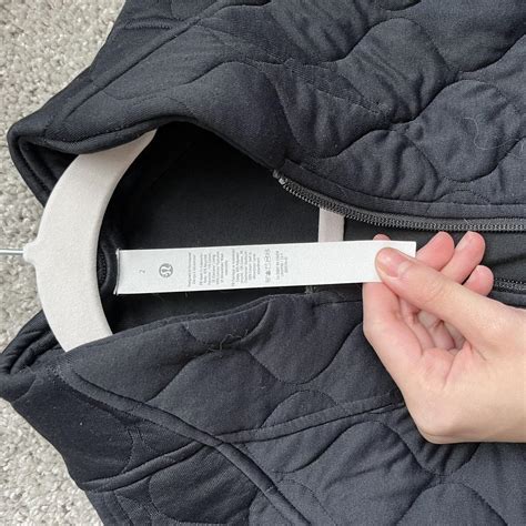 Lululemon Zip Up Jacket Quilted In Black Super Depop
