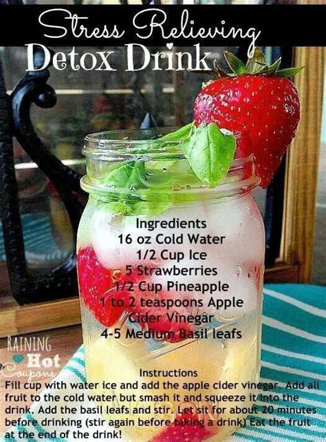 Natural Diy Detox Drinks