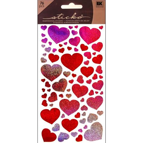 Blissful Hearts Stickers - FLAX art & design