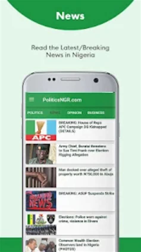 Politics Nigeria News - Latest for Android - Download