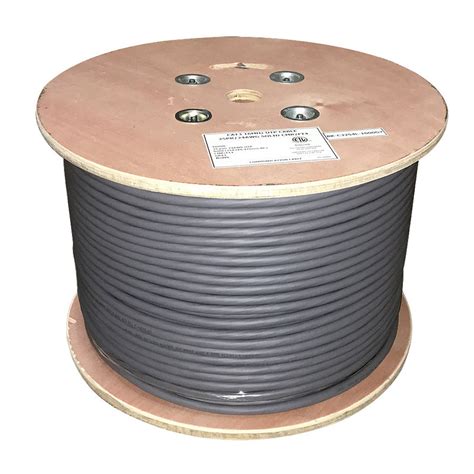 1000ft 25 Pair Cat3 Solid Utp Ft4cmrcl3 Bulk Cable Grey