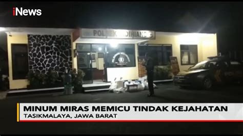 Gerebek Gudang Miras Di Tasikmalaya Petugas Sita Liter Tuak