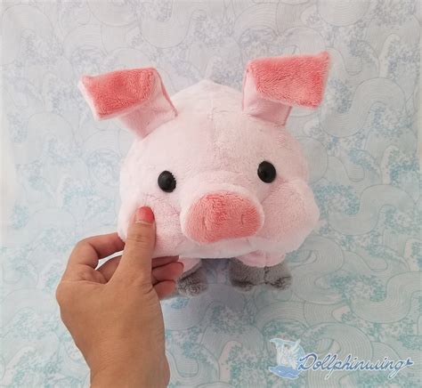 Chubby Pig Plushie Sewing Pattern Dollphinwing