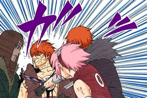 Sakura And Sasori Anime Art