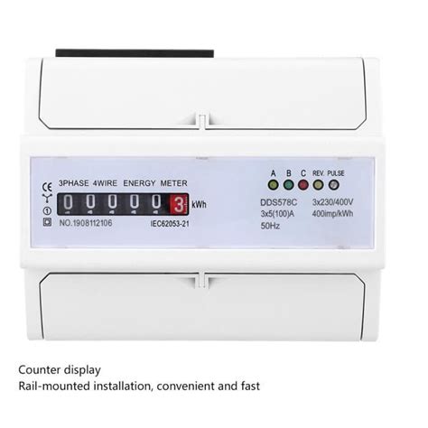 Ej Life Compteur D Impulsions Lectriques M Tre Lectrique De Fil De