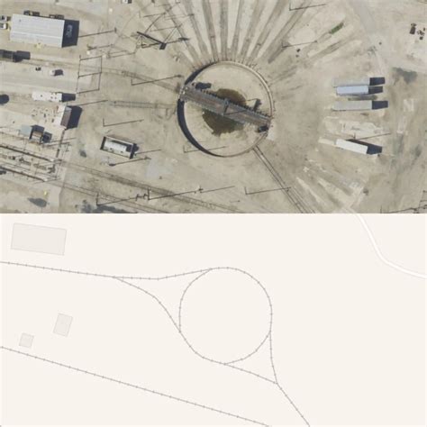 The Apple Maps app thinks that this is the track configuration for a