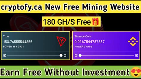 Cryptofy Ca New Free Mining Website Gh S Free New Users No