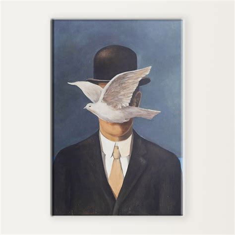 Man In A Bowler Hat By Rene Magritte MUR Gallery